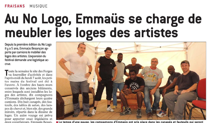 Presse - Emmaüs Besançon